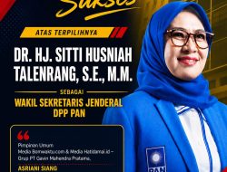 Dr. Hj. Husniah Talenrang: Pemimpin Gowa Berprestasi Dipercaya Jadi Wasekjen DPP PAN